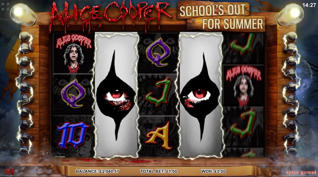 Alice Cooper.  Casino Slot Game. 螢幕截圖 0