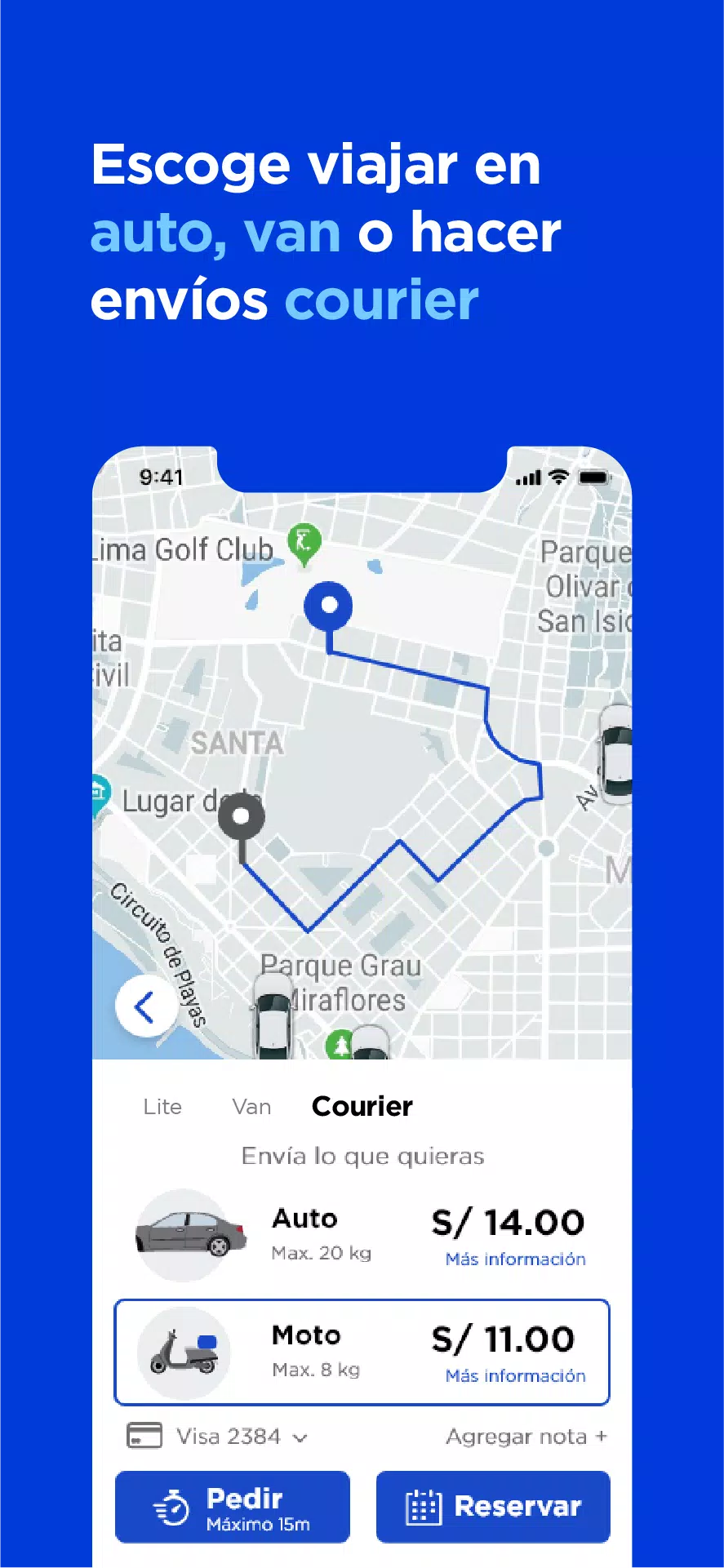 Directo, un app de taxi Ảnh chụp màn hình 2