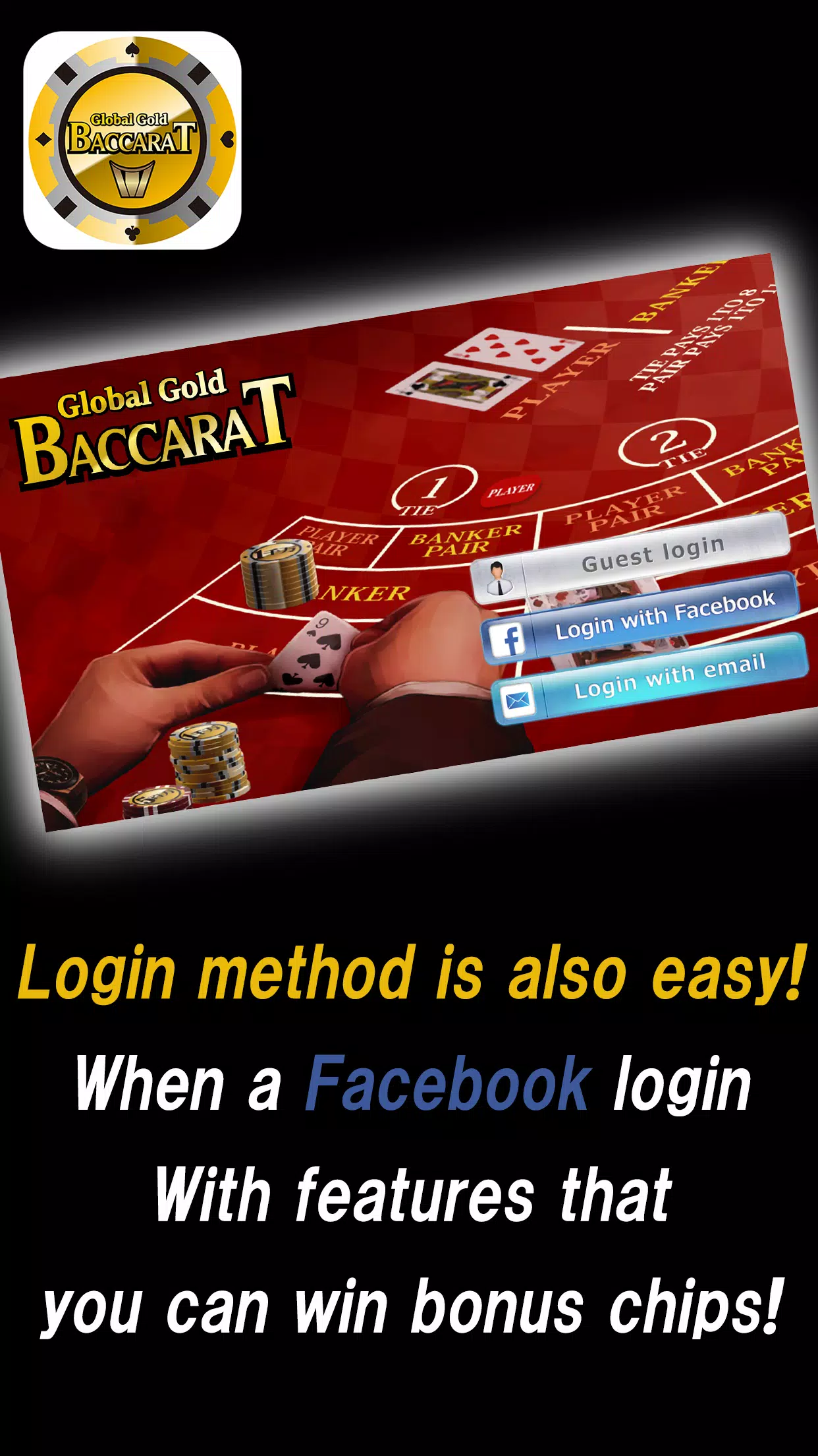 Global Gold Baccarat Ekran Görüntüsü 0