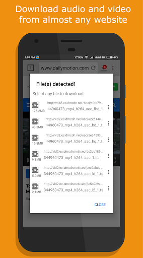 1DM Lite: Browser & Downloader Captura de tela 1