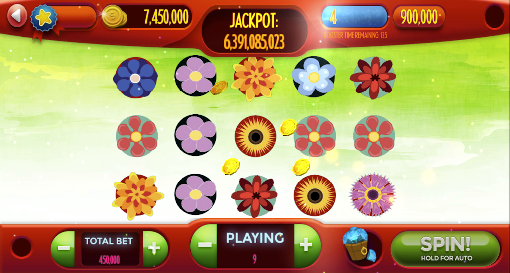 Flowers-Slot Machine স্ক্রিনশট 1