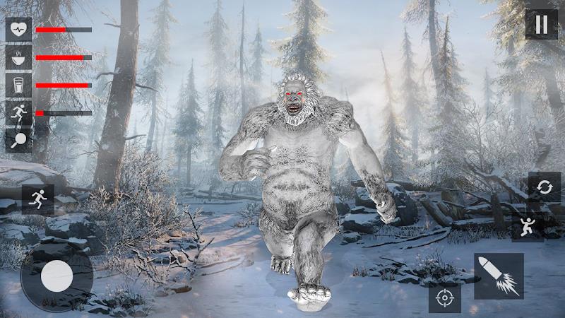 Bigfoot Yeti Hunt & Survival Screenshot 1