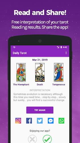 Tarot - Daily Tarot Reading Tangkapan skrin 3