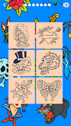 Tattoo Coloring Book Screenshot 1