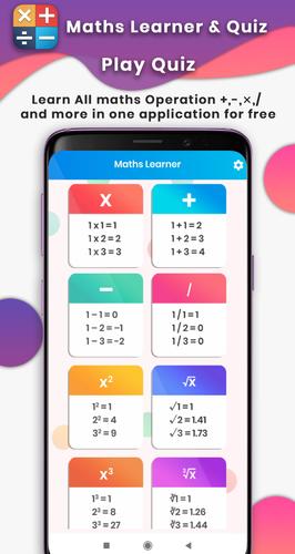 Learn Math : mental arithmetic Скриншот 0