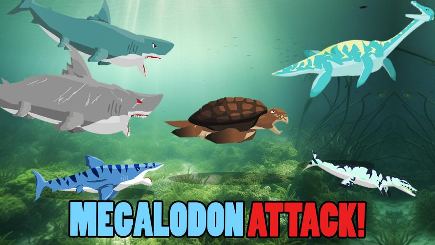 Megalodon Fights Sea Monsters Screenshot 0
