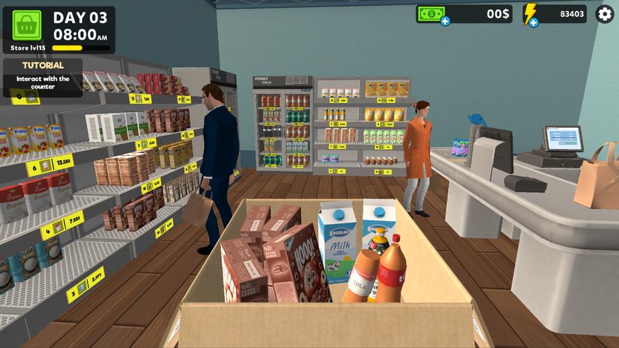 Supermarket Simulator Game 3D Скриншот 0