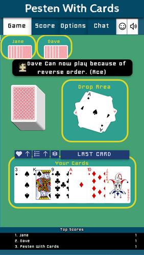 Pesten With Cards Screenshot 1