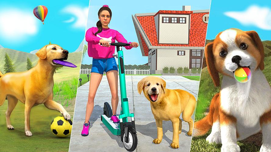 Family Pet Dog Games ဖန်သားပြင်ဓာတ်ပုံ 1