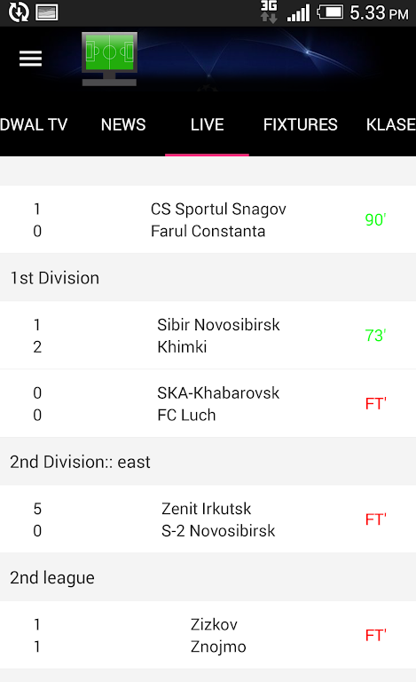 Jadwal Siaran Langsung スクリーンショット 2