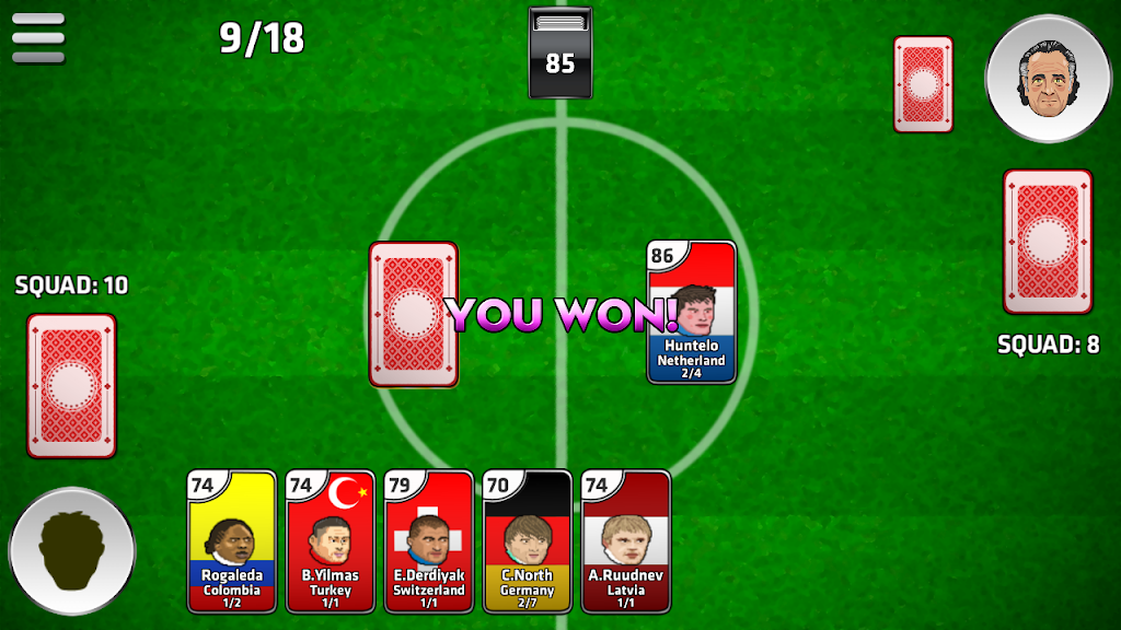 Head Soccer Cards Ekran Görüntüsü 1