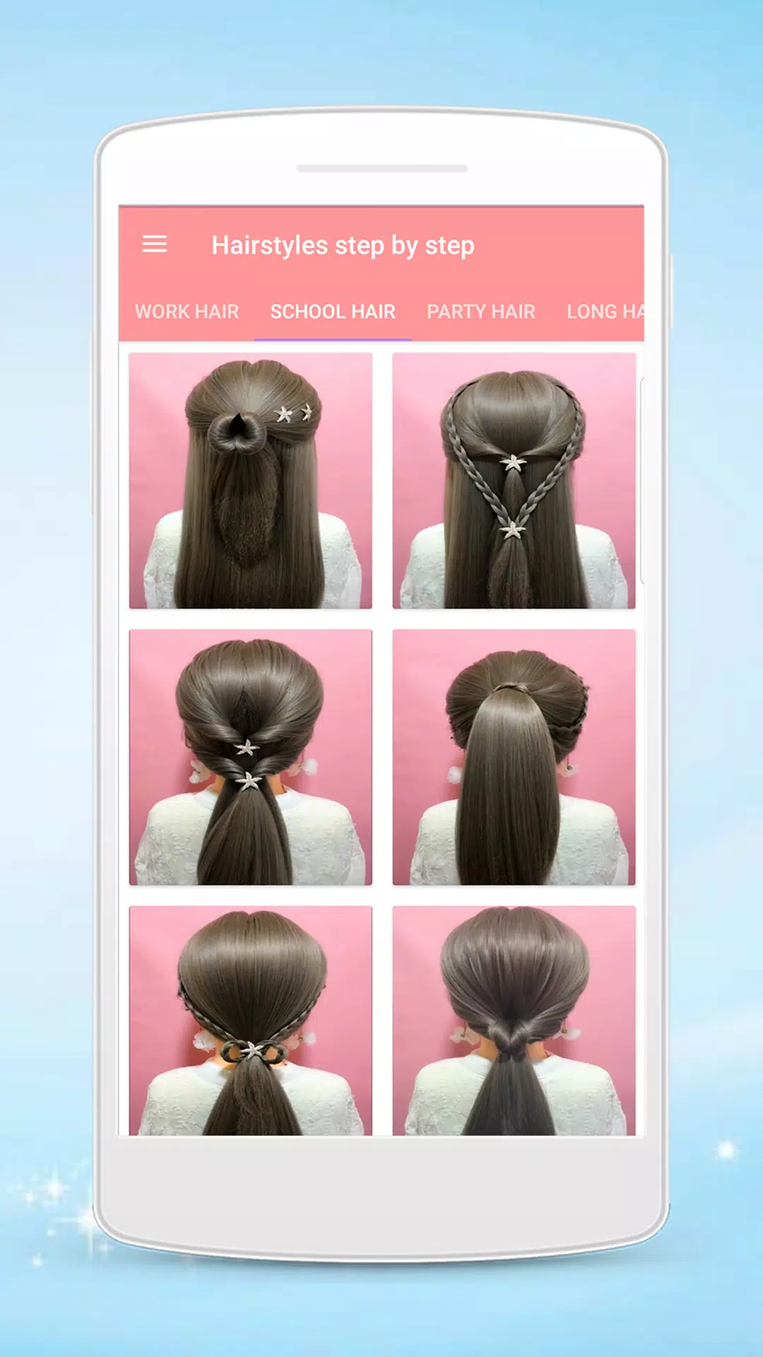 Hairstyles step by step Zrzut ekranu 3