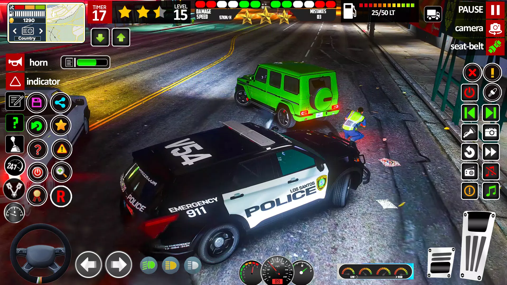 Car Chase Game Cop Simulator Ekran Görüntüsü 2