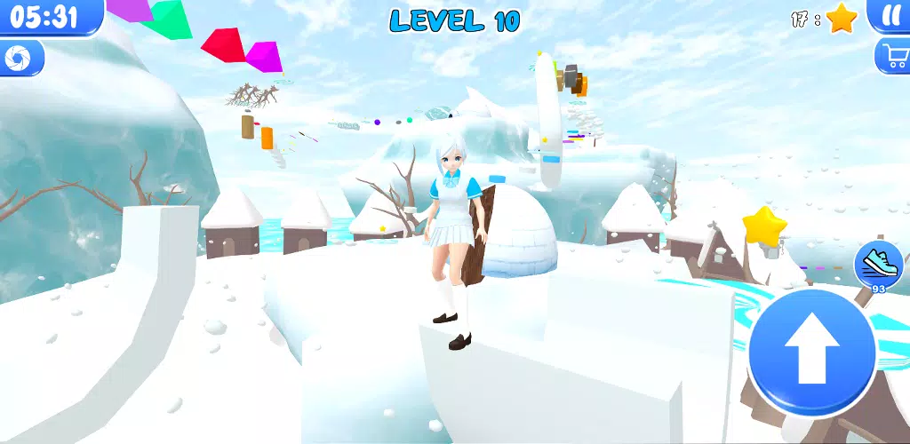 Props Winter Ice Snow Obby Tangkapan skrin 3