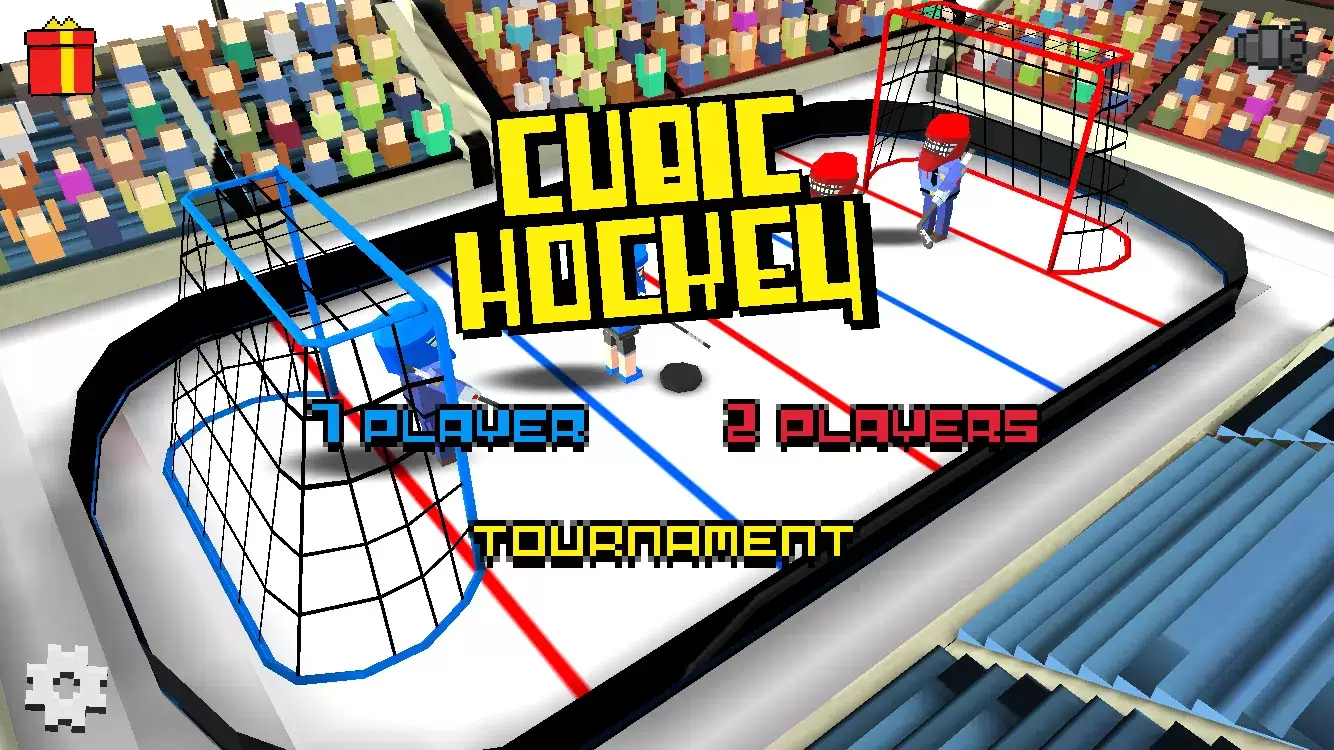 Cubic Hockey 3D स्क्रीनशॉट 0