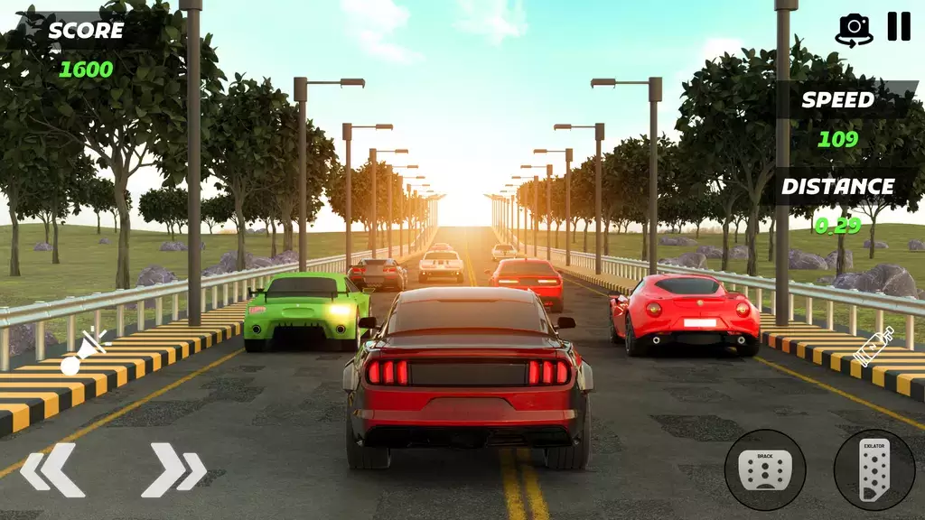 Turbo Traffic Car Racing Game Capture d'écran 3