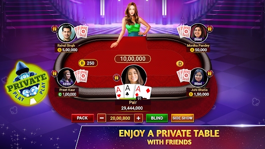 Teen Patti Octro 3 Patti Rummy Captura de pantalla 2