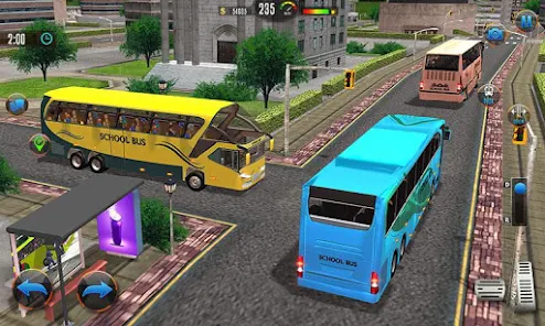 Offroad School Bus Drive Games スクリーンショット 1