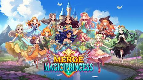 Merge Magic Princess: Tap Game 스크린샷 0