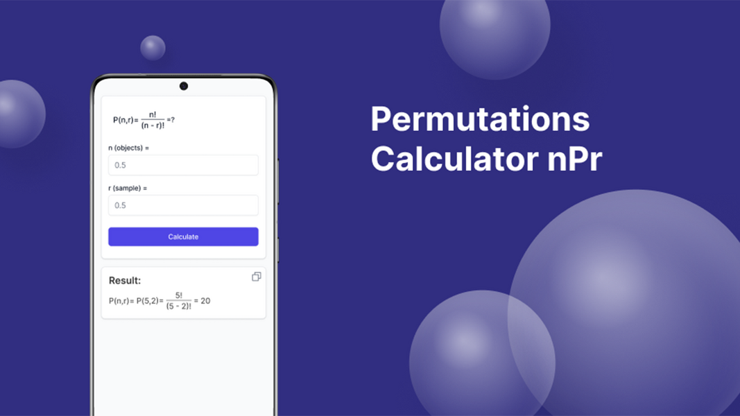 Permutations Calculator应用截图第2张