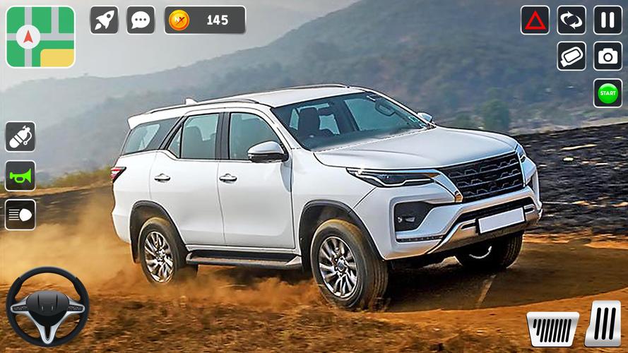 Fortuner Car Simulator Game 3D Tangkapan skrin 3