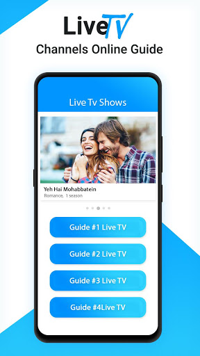Live TV Channels Free Online Guide Zrzut ekranu 1
