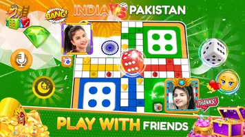 India Vs Pakistan Ludo Ảnh chụp màn hình 0