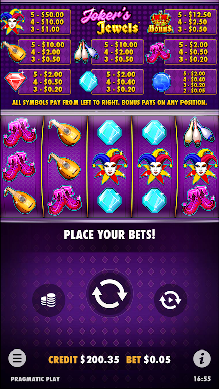 Joker’s Jewels Slot Casino Win スクリーンショット 1