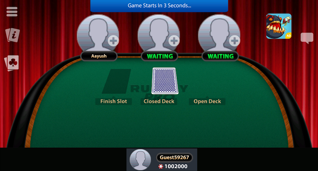 Schermata Play Indian Rummy: 13 Cards & Pool Rummy Online 0