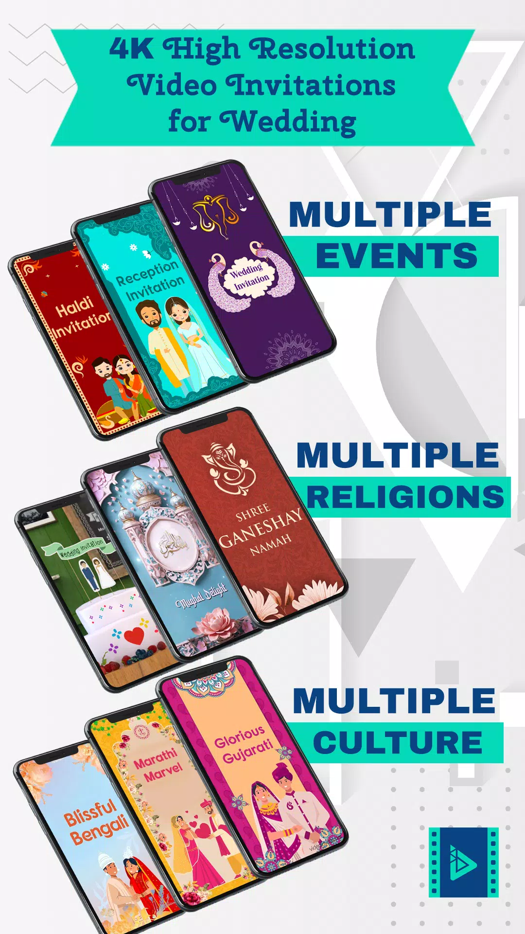 Video Invitation Maker App 螢幕截圖 0