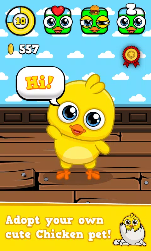 My Chicken - Virtual Pet Game Captura de tela 0