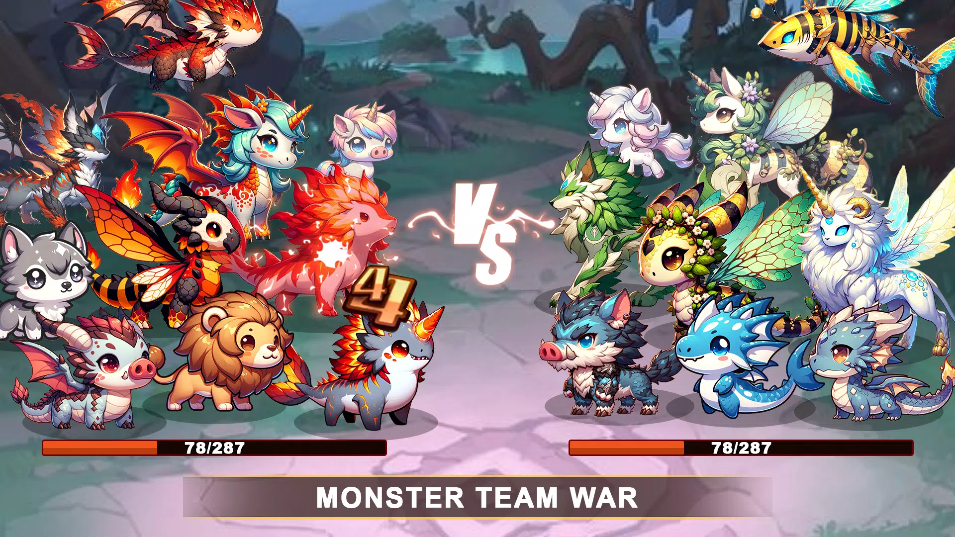 Master Fusion : Monster War Ảnh chụp màn hình 1