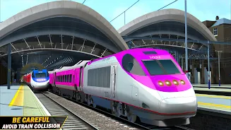 City Train Driving Train Games स्क्रीनशॉट 0