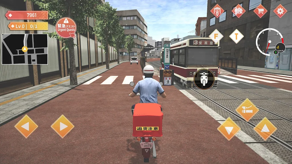 Japan Postman Moto Simulator Tangkapan skrin 1