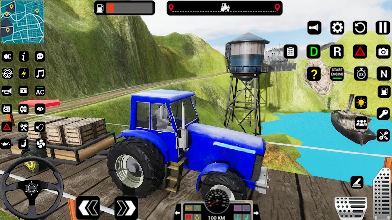 Tractor Trolly Driving Games Ảnh chụp màn hình 1