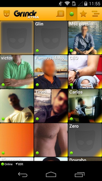 Grindr - social gay et le chat Capture d'écran 0