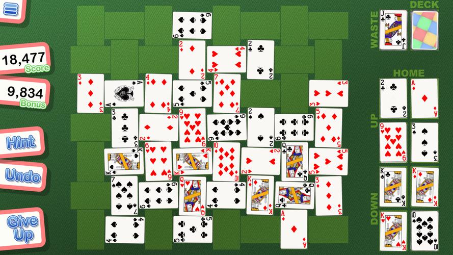 Crystal Crazy Quilt Solitaire Tangkapan skrin 0