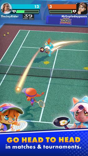 Super Champs: Racket Rampage Captura de pantalla 1