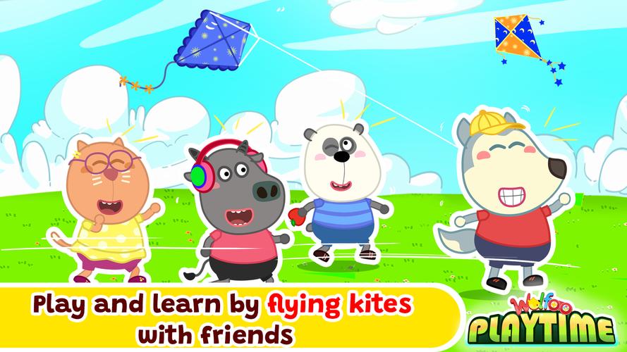 Wolfoo Playtime School Stories 螢幕截圖 1