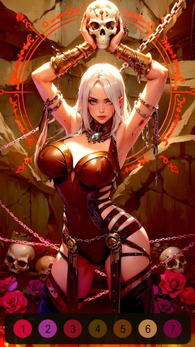 Halloween Witch Coloring Games 스크린샷 1