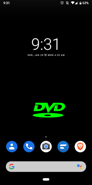 Bouncing DVD Screensaver Live Schermafbeelding 0