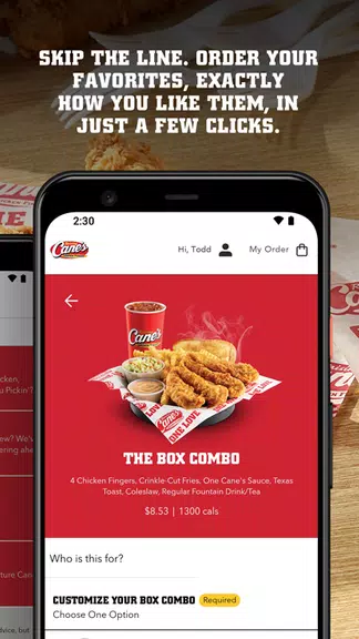 Raising Cane's Chicken Fingers 스크린샷 1