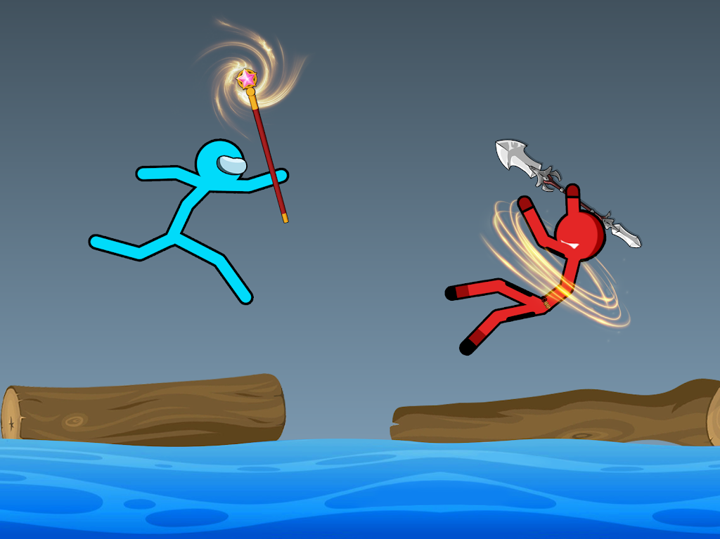 Stick-man Clash Fighting Game Ekran Görüntüsü 0