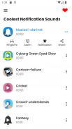 Schermata Coolest Notification Sounds 0