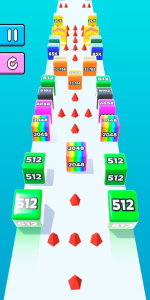 Jelly Run 2048 ภาพหน้าจอ 0