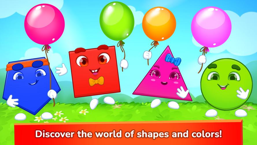 Learning shapes & colors games Captura de pantalla 0