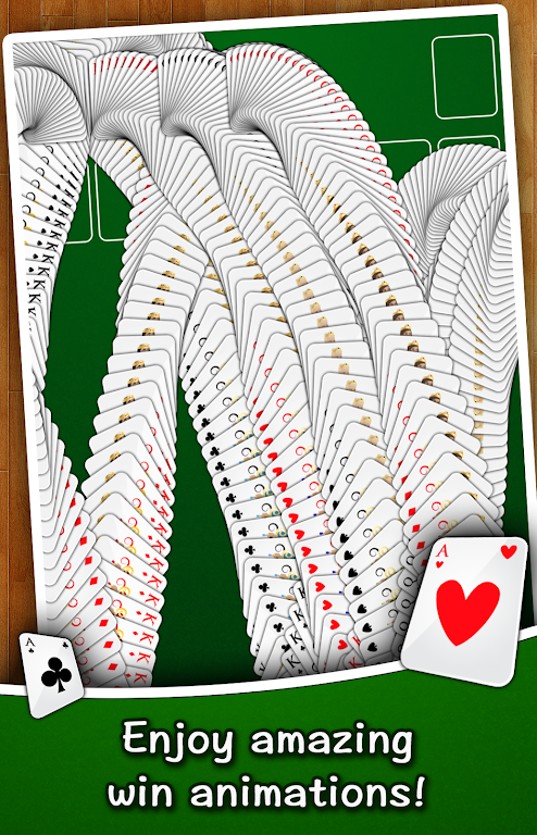 Solitaire FRVR - Big Cards Classic Klondike Game Tangkapan skrin 1