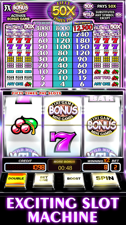 Free Slot Machine 50X Pay应用截图第0张