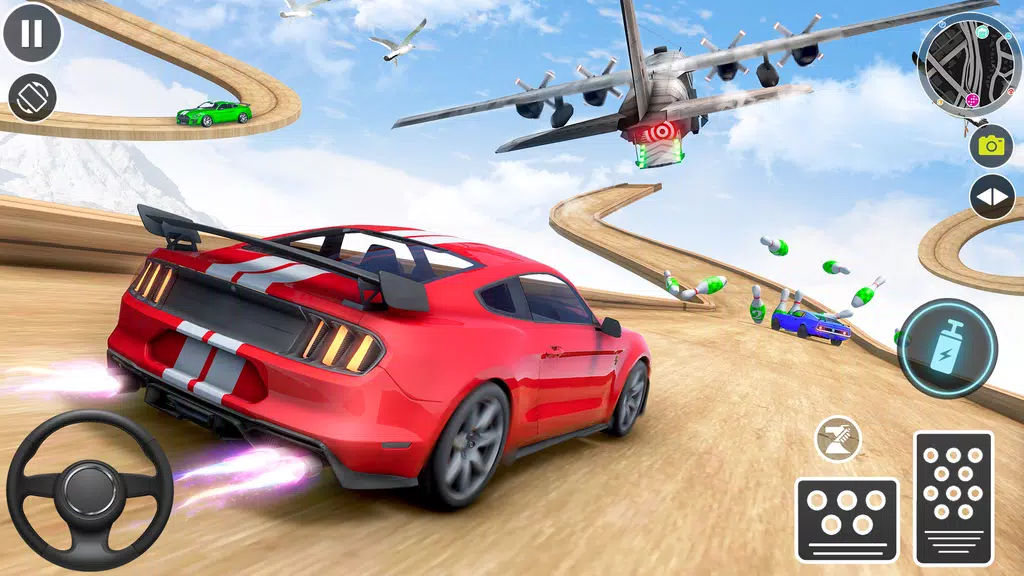 Muscle Car Stunts - Ramp Car Zrzut ekranu 1