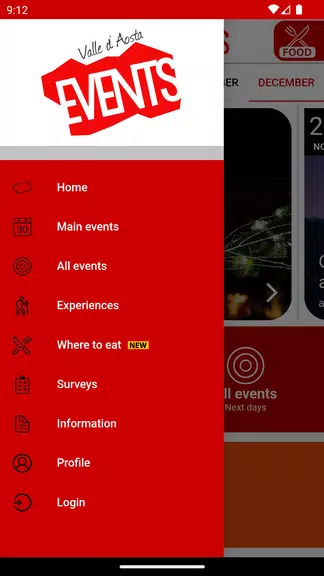 Valle d'Aosta Events Screenshot 1